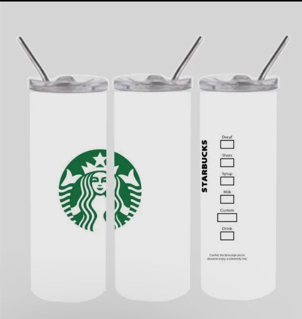 007 Cup Plain Jane Starbucks White
